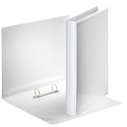 Esselte Präsentationsringbuch, A4, Weiß, 2 Ring, 25 mm