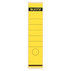 Leitz Rückenschilder für Standard- und Hartpappe-Ordner, lang, breit, Gelb
