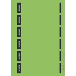 Leitz PC Rückenschilder für Qualitäts-Ordner 180°, kurz, schmal, Grün