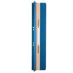 Leitz Einhänge-Heftrücken, Manila-Karton 250 g/m², Mit Heftfalz, Blau