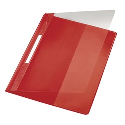 Leitz Exquisit Plastik-Schnellhefter, A4 Überbreite, Rot
