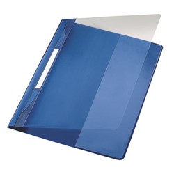 Leitz Exquisit Plastik-Schnellhefter, A4 Überbreite, Blau