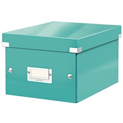 Leitz Click & Store Aufbewahrungs- und Transportbox Klein (Für A5), Eisblau