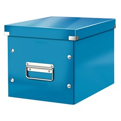 Leitz Click & Store Aufbewahrungs- und Transportbox Cube Mittel, Blau