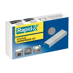 Rapid Omnipress 30 Heftklammern, Schenkellänge 6 mm, 1000 Stück