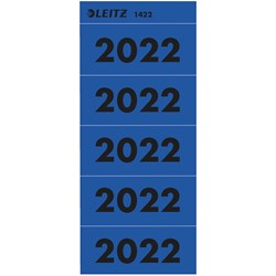 Leitz Inhaltsschildchen 2022, Blau