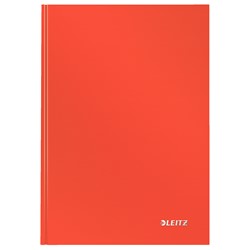 Leitz Solid Notizbuch, A5, Kariert, Hellrot