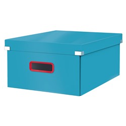 Leitz Click & Store Cosy Aufbewahrungs- und Transportbox Groß (Für A3), Sanftes Blau
