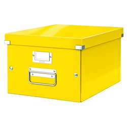 Leitz Click & Store Aufbewahrungs- und Transportbox Mittel (Für A4), Gelb