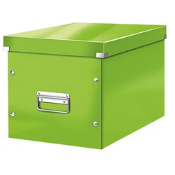 Leitz Click & Store Aufbewahrungs- und Transportbox Cube Groß, Apfelgrün
