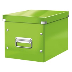 Leitz Click & Store Aufbewahrungs- und Transportbox Cube Mittel, Apfelgrün