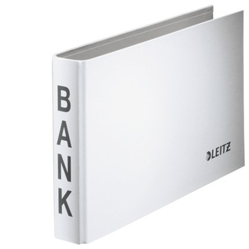 Leitz 10020001 - Bank-Ordner, für Kontoauszüge, Weiß
