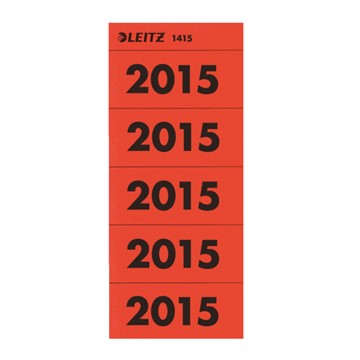 Leitz 14150025 - Inhaltsschildchen 2015, Rot