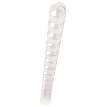 Leitz 35031 - comBIND Plastikbinderücken, 8 mm, Weiß