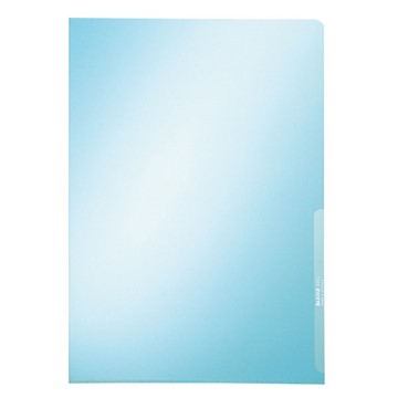 Leitz 41000035 - Premium Sichthülle, A4, glasklar, Blau