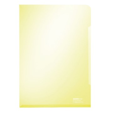 Leitz 41530015 - Super Premium Sichthülle, A4, glasklar, Gelb
