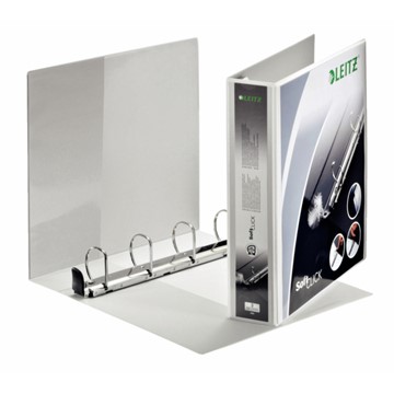 Leitz 42030001 - Premium SoftClick Präsentationsringbuch, A4 Überbreite, Weiß