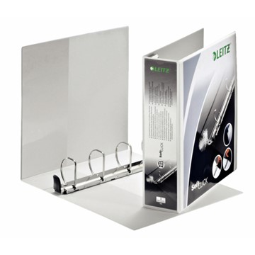 Leitz 42040001 - Premium SoftClick Präsentationsringbuch, A4 Überbreite, Weiß