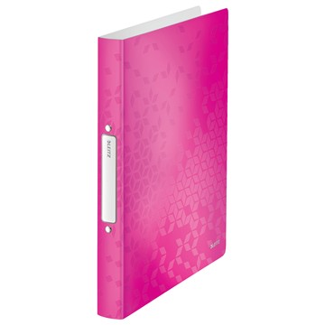 Leitz 42570023 - WOW Ringbuch, A4, Pink Metallic