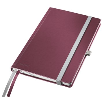 Leitz 44850028 - Style Notizbuch, A5, Liniert, Granat Rot