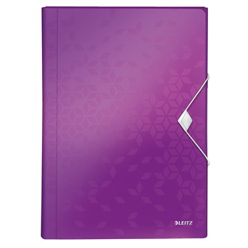 Leitz 45890062 - WOW Projektmappe, A4, Violett Metallic