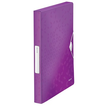 Leitz 46290062 - WOW Ablagebox, A4, Violett Metallic