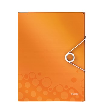 Leitz 46360044 - WOW Schreibmappe, A4, Orange Metallic