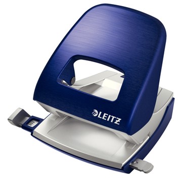 Leitz 50060069 - New NeXXt Style Bürolocher (Metall), Titan Blau