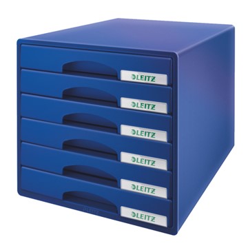 Leitz 52120035 - Plus Schubladenbox, Blau