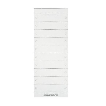 Leitz 52920001 - Kartonschildchen, 92 x 21 mm, Weiß