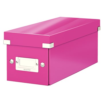Leitz 60410023 - Click & Store CD Aufbewahrungsbox, Pink