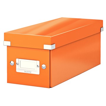 Leitz 60410044 - Click & Store CD Aufbewahrungsbox, Orange