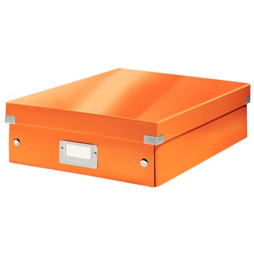 Leitz 60580044 - Click & Store Organisationsbox Mittel, Orange
