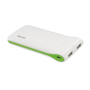 Leitz 64130001 - Complete tragbares USB Ladegerät für Mobilgeräte, Weiß