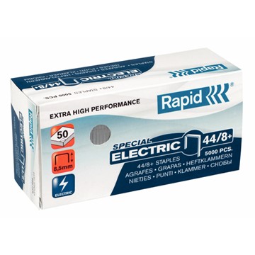 Rapid 24868900 - SuperStrong Heftklammern 44/8+ Electric, Schenkellänge 8,5 mm, 5000 Stück