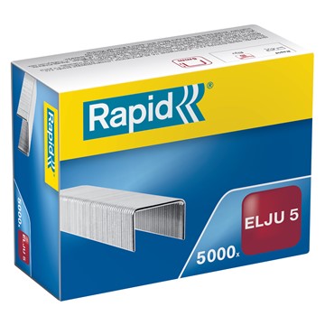 Rapid 31070513 - Elju Heftklammern 5, Schenkellänge 5 mm, 5000 Stück