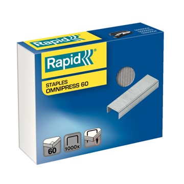 Rapid 5000561 - Omnipress 60 Heftklammern, Schenkellänge 8,5 mm, 1000 Stück