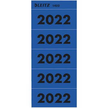 Leitz 14220035 - Inhaltsschildchen 2022, Blau