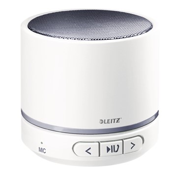Leitz 63581001 - WOW Mini Konferenz Bluetooth Lautsprecher, Weiß