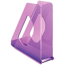 Esselte Europost Solea Stehsammler, Transparent, Violett Transparent