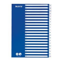 Leitz Register A-Z, Plastik, Weiß