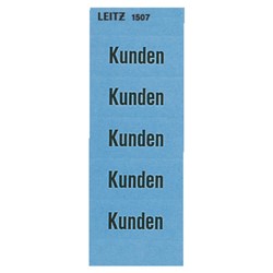 Leitz Inhaltsschildchen "Kunden", Blau