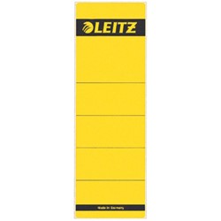 Leitz Rückenschilder für Standard- und Hartpappe-Ordner, kurz, breit, Gelb