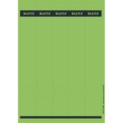 Leitz PC Rückenschilder für Qualitäts-Ordner 180°, lang, schmal, Grün