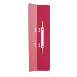 Leitz Einhänge-Heftrücken, Manila-Karton 250 g/m², Ohne Heftfalz, Rot
