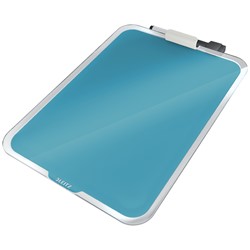 Leitz Cosy Desktop-Notizboard mit Glasoberfläche, Blau
