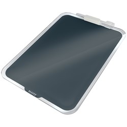 Leitz Cosy Desktop-Notizboard mit Glasoberfläche, Grau