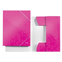Leitz WOW Eckspannermappe, A4, Pink