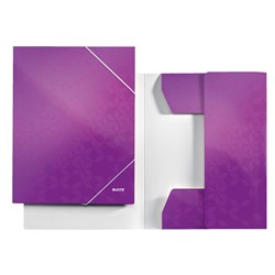 Leitz WOW Eckspannermappe, A4, Violett