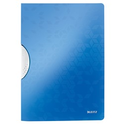 Leitz Klemmhefter WOW ColorClip, A4, Blau Metallic